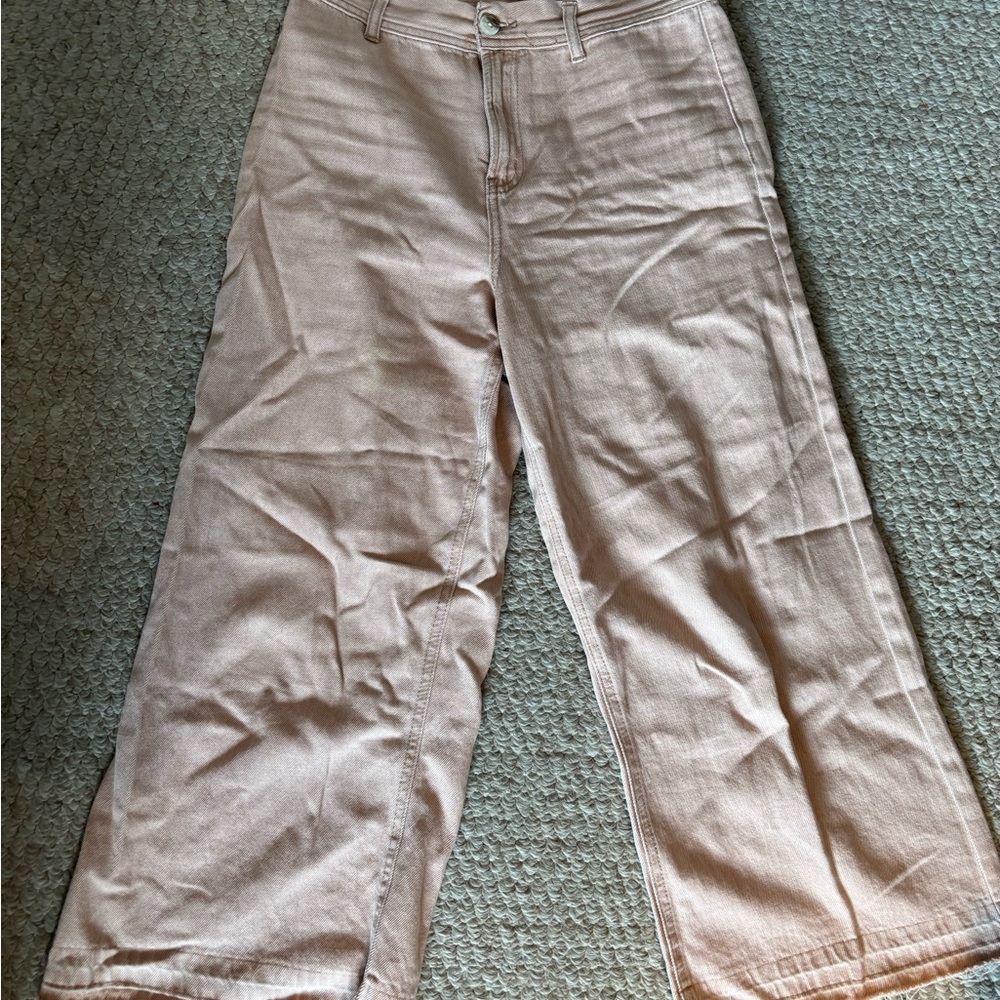 Sincerely Jules Wide Leg Pants in Light Pink